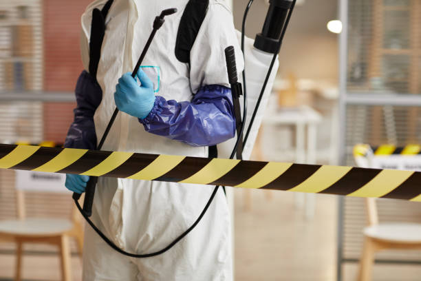 Professional Infectious Disease Decontamination technician working in Aquebogue, NY